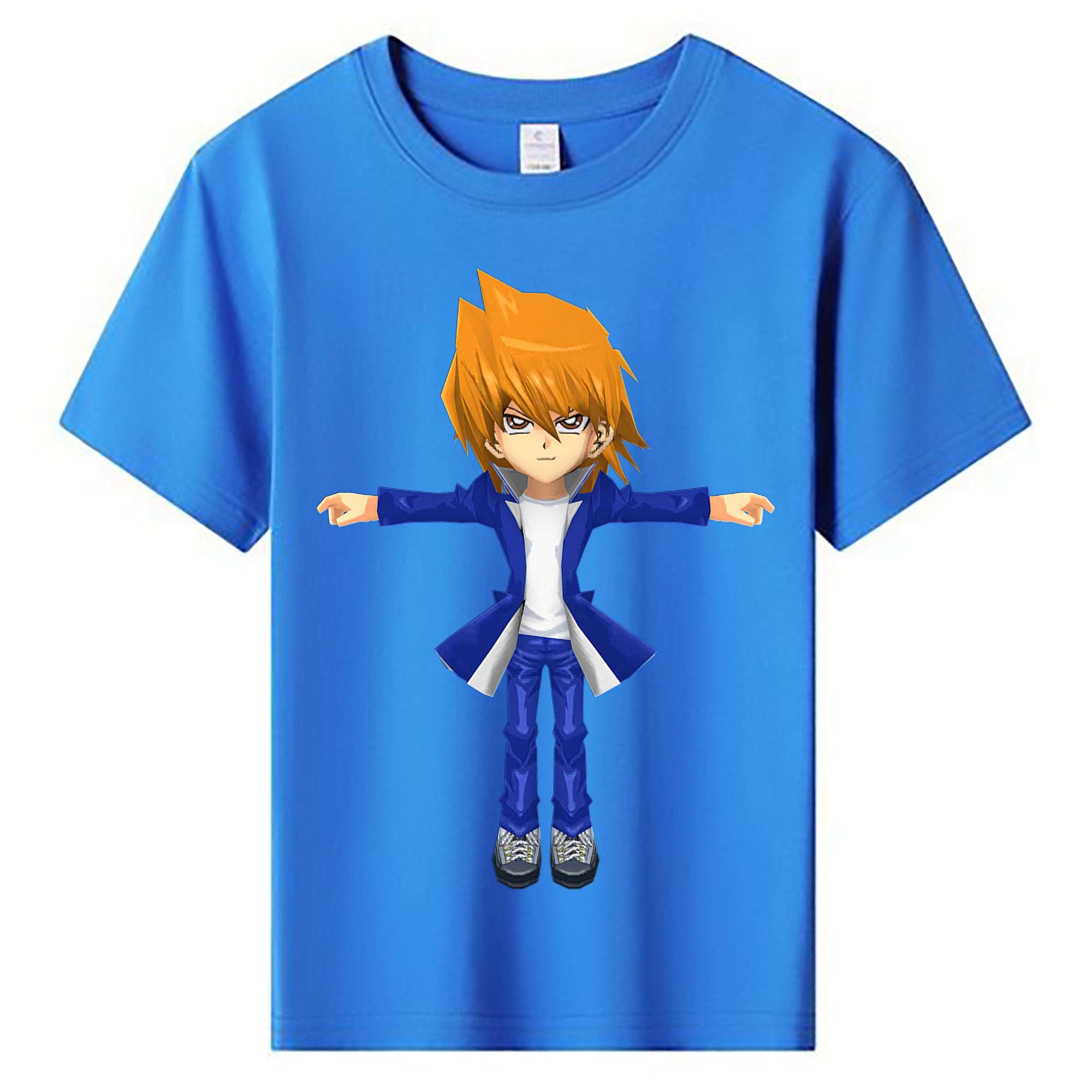 （画像用） 遊☆戯☆王 Yu-Gi-Oh! 綿100％キッズTシャツ（フロントプリント）
